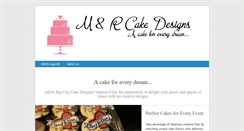 Desktop Screenshot of mandrcakedesigns.com